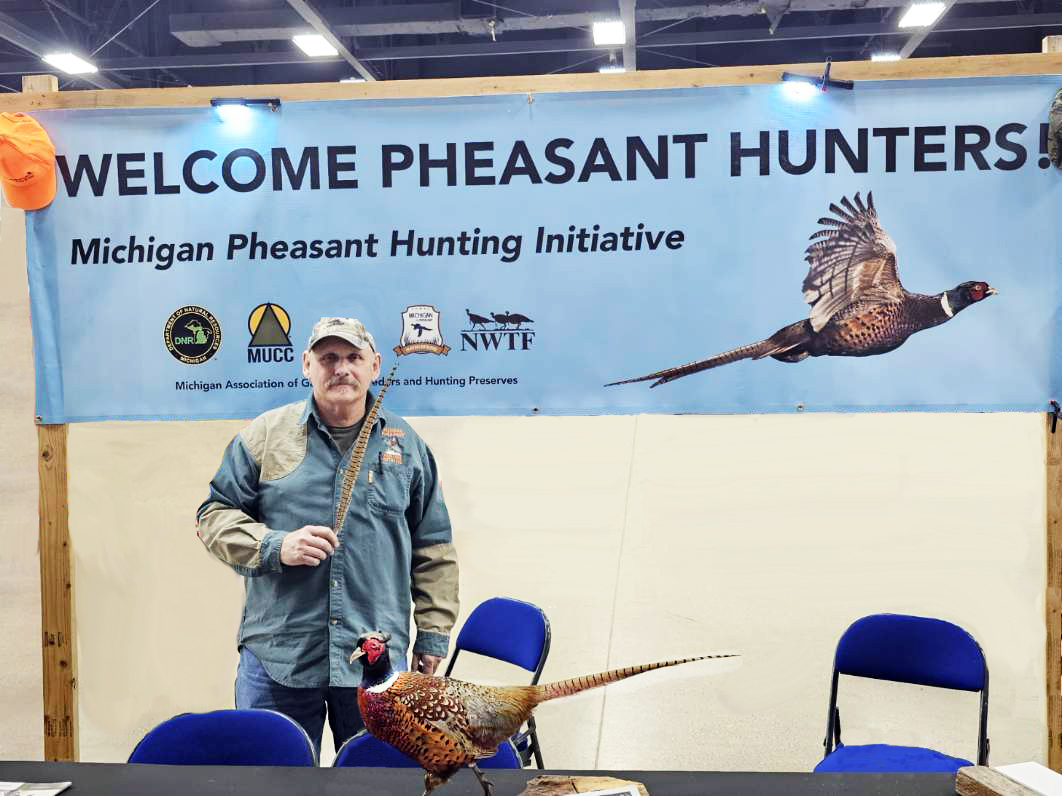 Ken Dalton at a booth, promoting MPHI