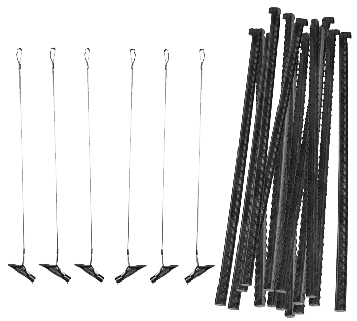 Some trappers prefer cable stakes while others stick to traditional rebar stakes. They both work very well.
