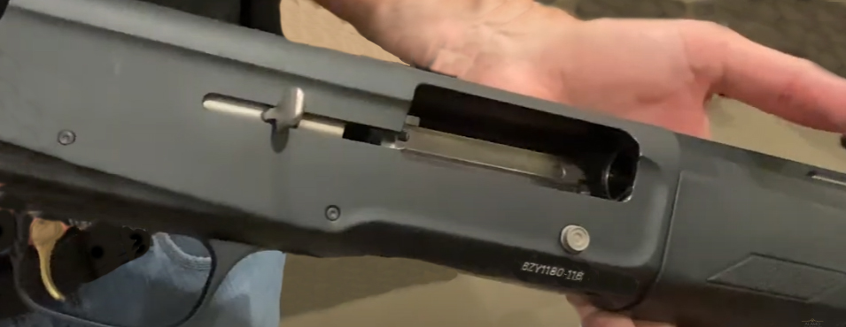 A close-up of a perfectly clean trigger assembly